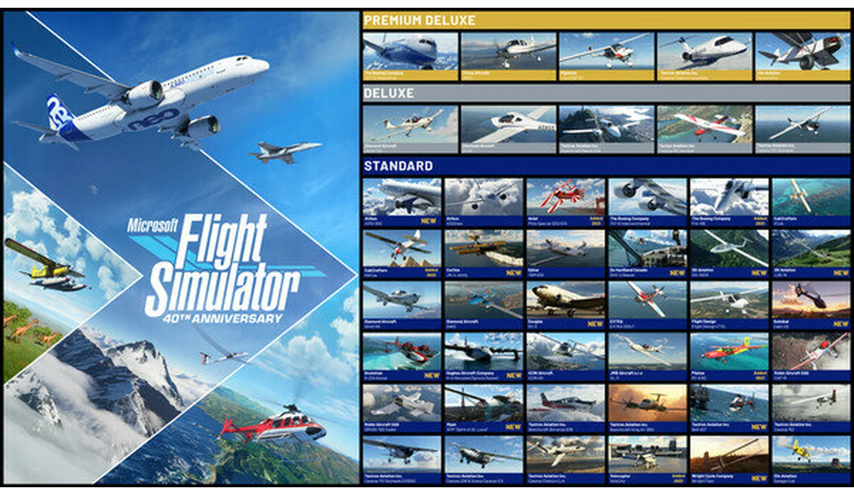 Microsoft Flight Simulator Premium Deluxe Edition 40th Anniversary